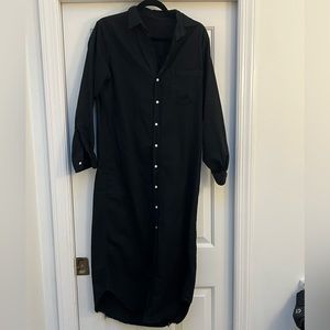 Frank & Eileen Rory Black denim dress